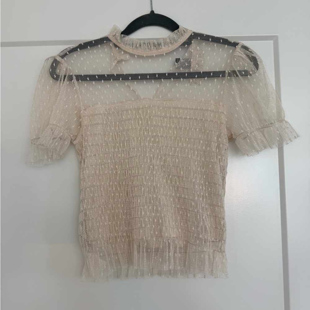 Forever 21 Cream Blouse